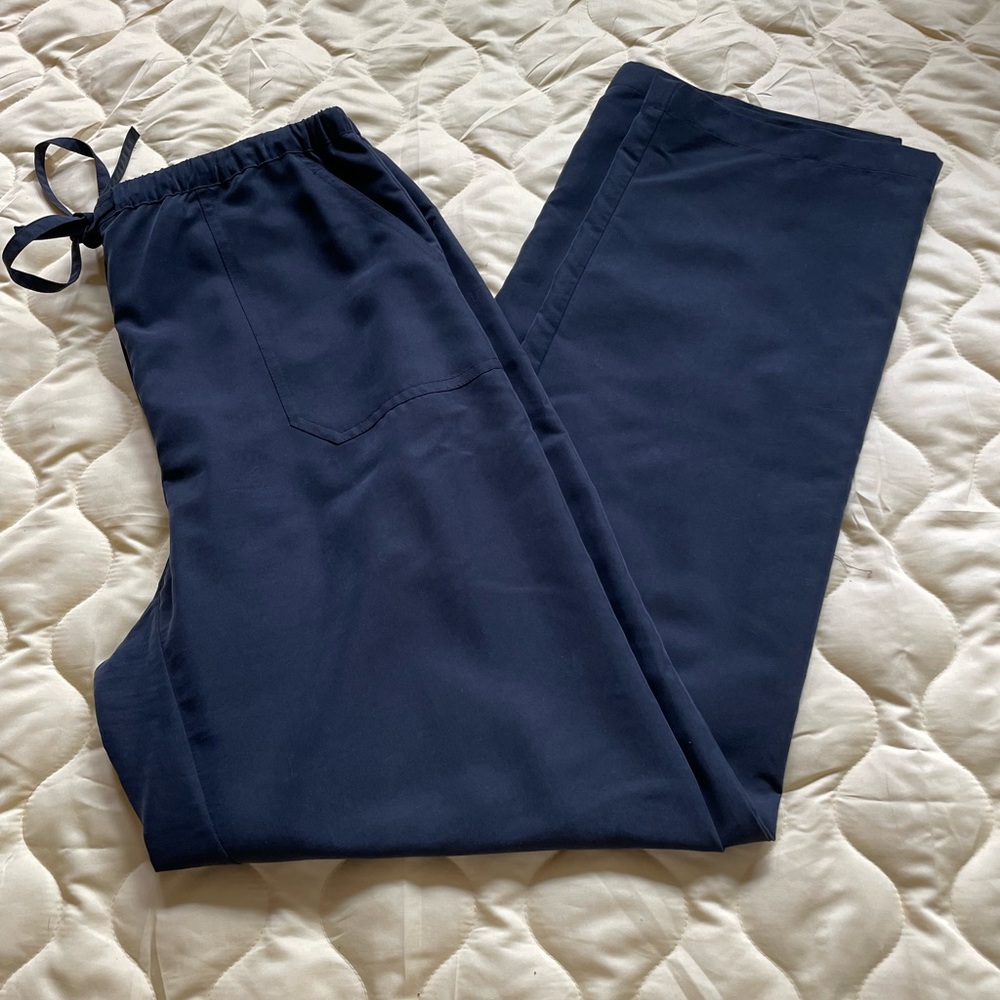 RAFAELLA womens black wide leg pants size medium